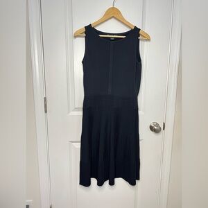 LRL Lauren Ralph Lauren Womens Dress Small Black Sleeveless Pullover Pleated